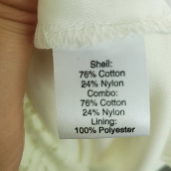 BLACK Saks Fifth Avenue Asymmetric Colorblock Lace Dress - Picture 10 of 10